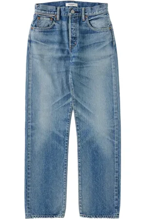 Moussy Halbhohe Graceland Straight-Leg-Jeans
