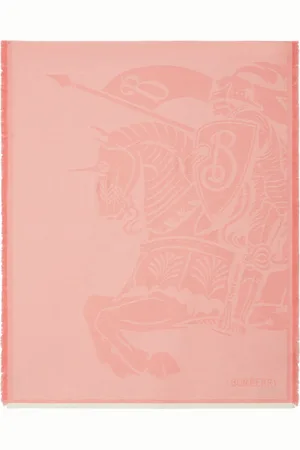 Burberry Intarsien-Schal mit Ritteremblem