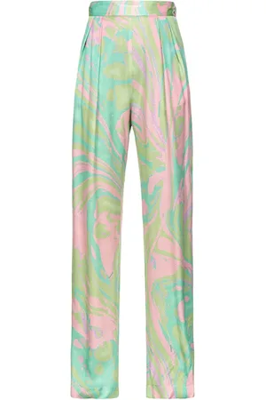 Pinko Gerade Hose mit abstraktem Print