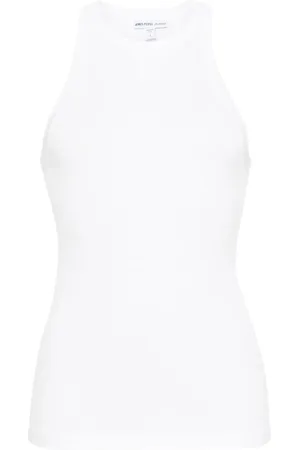 James Perse Geripptes Strickoberteil