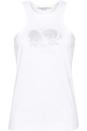 Stella McCartney Top mit Blumenstickerei