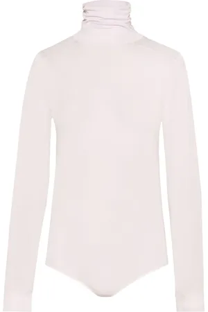 Maison Margiela Transparenter Body mit Ziernähten