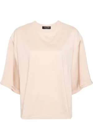 Fabiana Filippi T-Shirt mit Satindetail