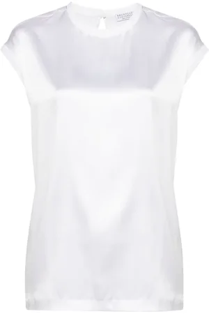 Brunello Cucinelli Tanktop aus Seidenstretch