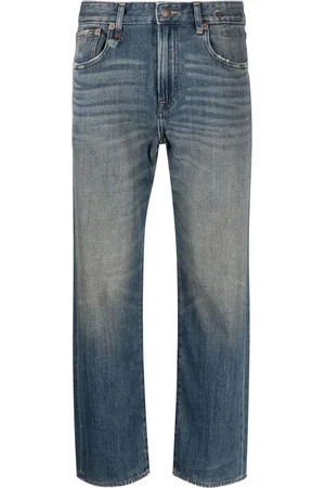R13 Halbhohe Boyfriend-Jeans