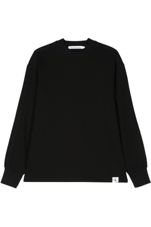 Calvin Klein Pullover mit Waffelstrick-Muster