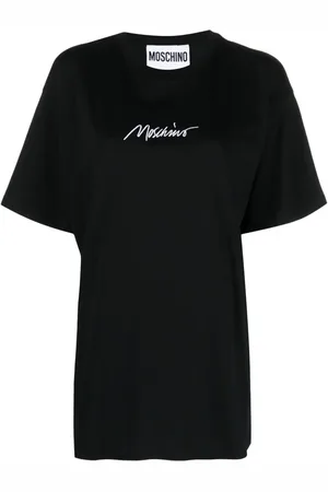 Moschino T-Shirt mit Logo-Stickerei