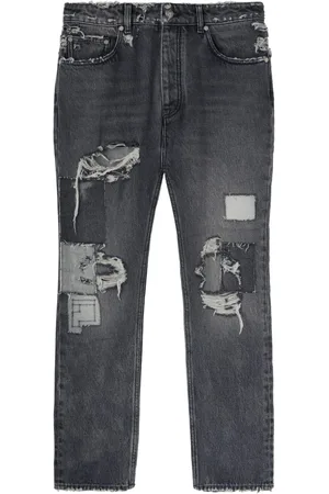 Palm Angels Gerade Jeans im Distressed-Look