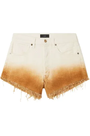 Alanui Bright Hues Jeans-Shorts mit Farbverlauf