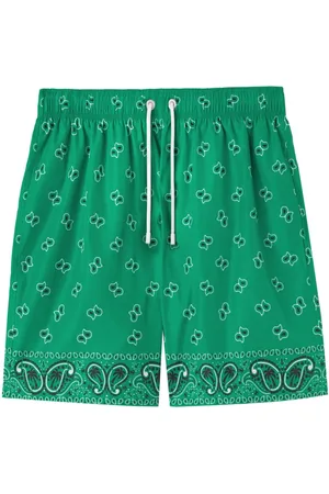 Palm Angels Badeshorts mit Paisley-Print