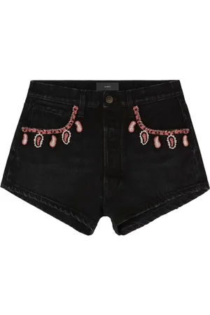 Alanui Bestickte Inner Energy Jeans-Shorts