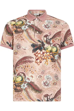Etro Poloshirt mit Blumen-Print