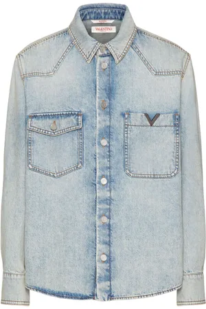 VALENTINO GARAVANI Jeanshemd mit Cut-Outs