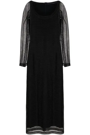 Gloria Coelho Kleid mit Ärmelschlitzen