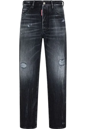 Dsquared2 Gerade Jeans in Distressed-Optik