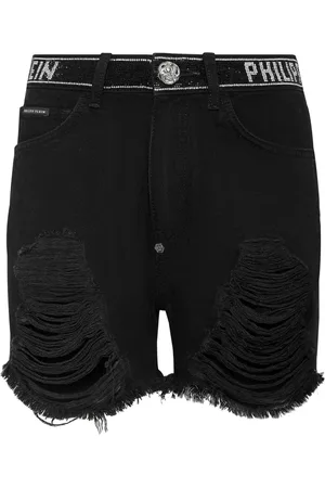 Philipp Plein Shorts mit Kristallen