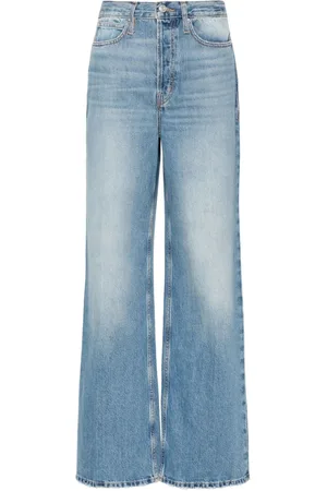 Frame The 1978 Straight-Leg-Jeans mit hohem Bund