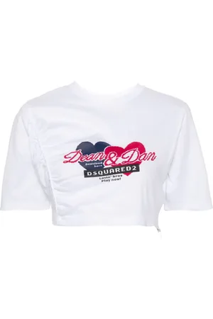 Dsquared2 Gerafftes T-Shirt