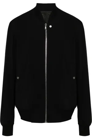 Rick Owens Bomberjacke aus Wollkrepp