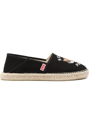 Kenzo Tiger Head Espadrilles aus Canvas