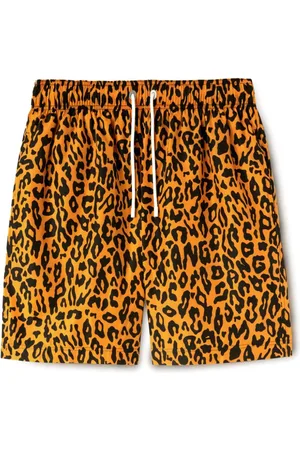 Palm Angels Badeshorts mit Geparden-Print