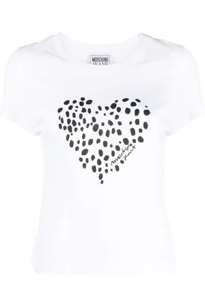 Moschino T-Shirt mit Herz-Print
