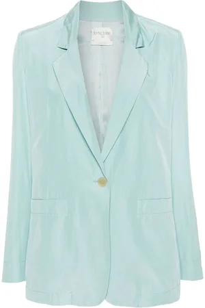 FORTE FORTE Einreihiger Satinblazer