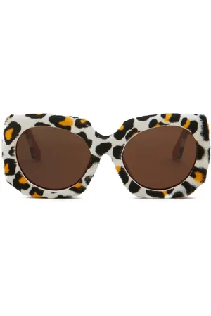 Marni Sonnenbrille mit Oversized-Gestell
