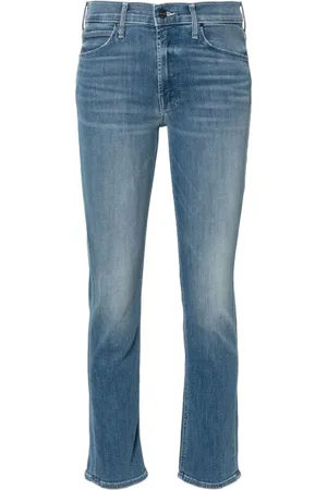 Mother Dazzler Cropped-Jeans