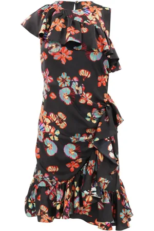 ULLA JOHNSON Candace Kleid mit Blumen-Print
