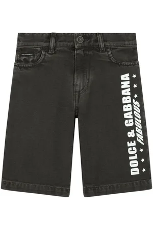 Dolce & Gabbana Jeans-Shorts mit Logo-Print