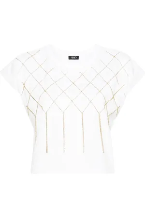 Liu Jo T-Shirt mit Perlendetail