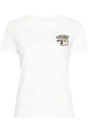 Kenzo Tiger Varsity T-Shirt aus Bio-Baumwolle