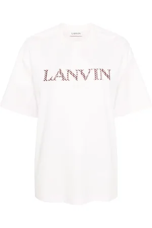 Lanvin T-Shirt mit Logo-Patches