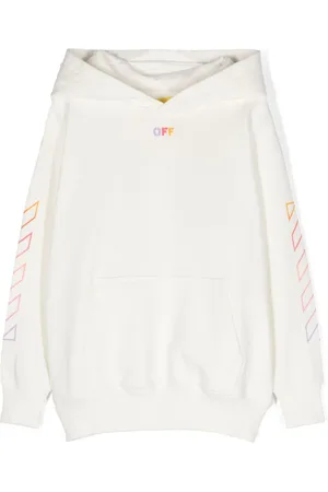 OFF-WHITE Hoodie mit diagonalen Streifen