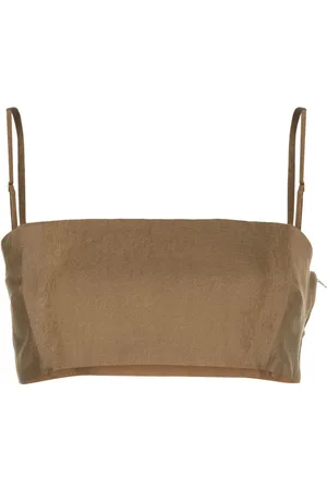 Cult Gaia Tereza Cropped-Top mit eckigem Ausschnitt
