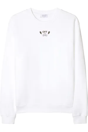 OFF-WHITE Sweatshirt mit Bandana-Stickerei