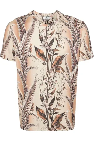 Etro T-Shirt mit botanischem Print