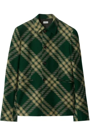 Burberry Geknöpftes Sakko mit Karomuster
