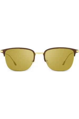 Longines Sonnenbrille mit Clubmaster-Gestell