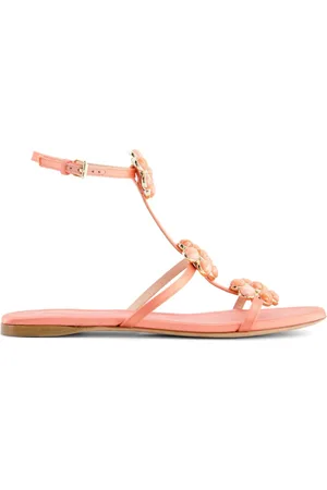 Giambattista Valli Sandalen mit Blumenapplikation