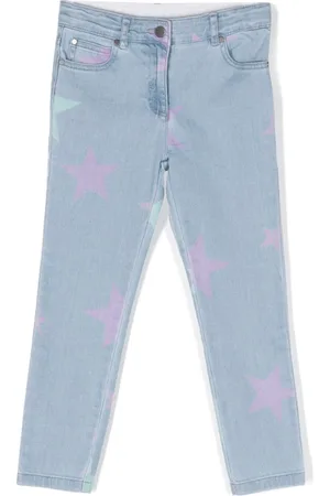 Stella McCartney Baumwoll-Jeans mit Stern-Print