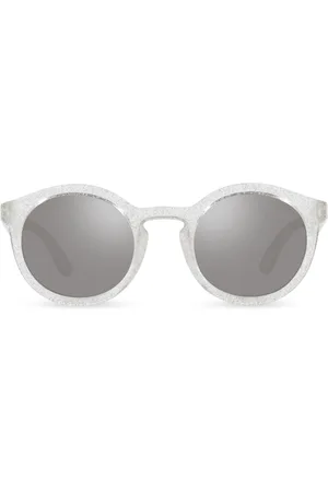 Dolce & Gabbana New Pattern Sonnenbrille mit rundem Gestell