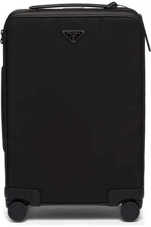 Prada Re-Nylon Rollkoffer mit Triangel-Logo