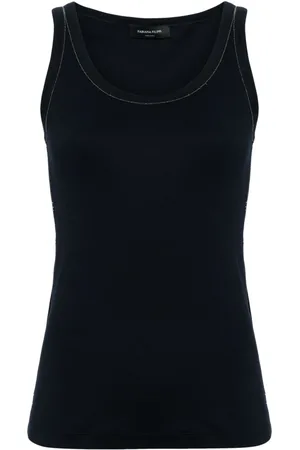 Fabiana Filippi Fein geripptes Jersey-Oberteil