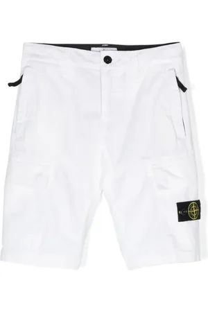 Stone Island Cargo-Shorts mit Kompass-Applikation