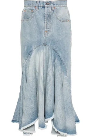 Vetements Midirock mit Godetfalten