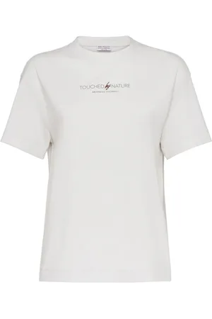 Brunello Cucinelli T-Shirt mit Logo-Print