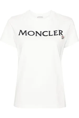 Moncler T-Shirt mit Logo-Stickerei