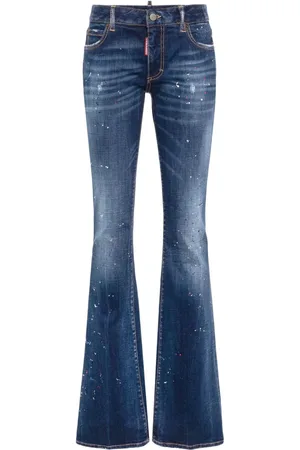Dsquared2 Halbhohe Twiggy Schlagjeans